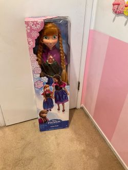 Original Disney Frozen My Size Anna 38” Doll Over 3 Feet . Great Condition