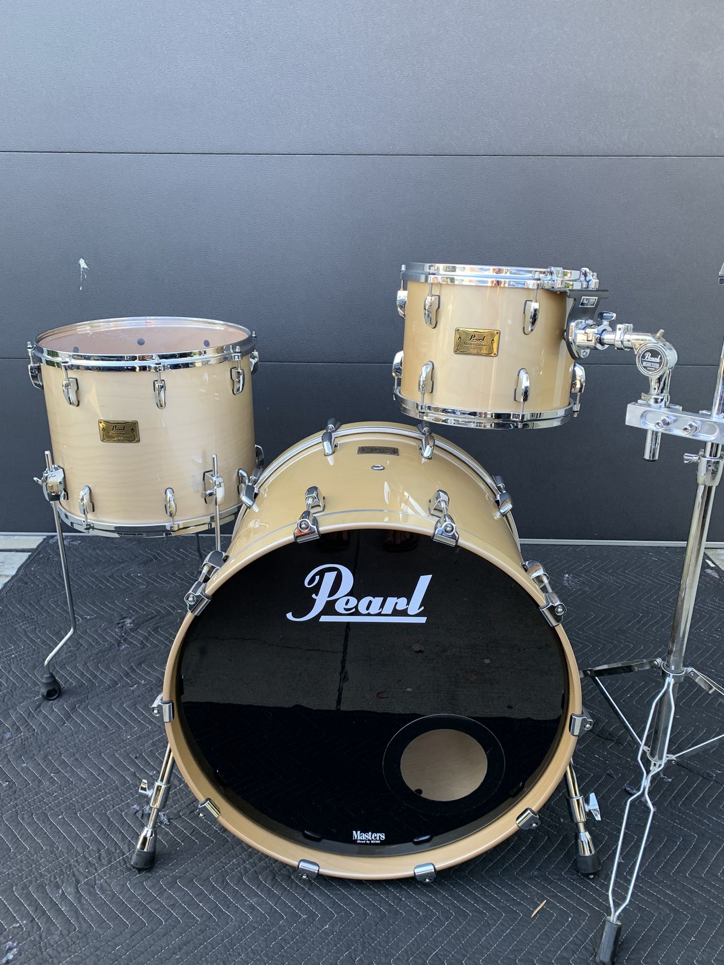 💥 Pearl Master Studio Birch Series 3pc Drum Set 22-16-12” Pro Level