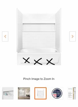 NEW IN BOX SHOWER 🚿 WALL FOR BATHTUB 🛀