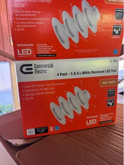 Commercial Electric 5”/6” LED Recessed Lights