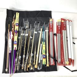Lot Of Knitting & Crochet Needles 28 Pieces