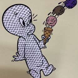Gucci Ghost “Summer's over” hand-signed AP Print By Trevor