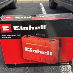 Einhell E-Box M55 Hard tool Case 22 Inches NIB