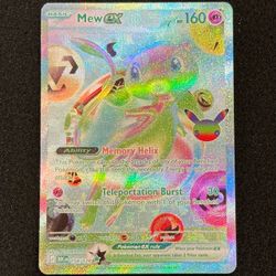 Mew ex 158/128 Futuristic Rare from 30th Celebrations - Near Mint/Pack Fresh