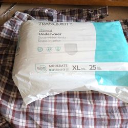 Adult Diaper Briefs XL 25 pk