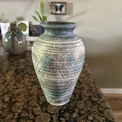 Earth Tones Pottery Vase