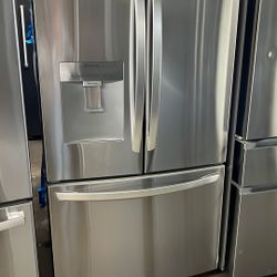 NEW OPEN BOX LG FRENCH STYLE REFRIGERATOR 