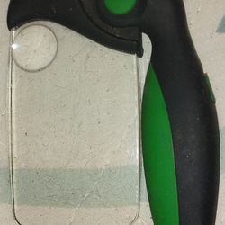 Folding hand held magnifying glass w light