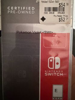 Pokémon Violet Nintendo Switch Game