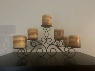 Candle holder. Metal