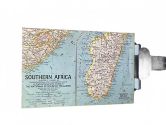 National Geographic Southern Africa Map Vintage Collectible Good Condition