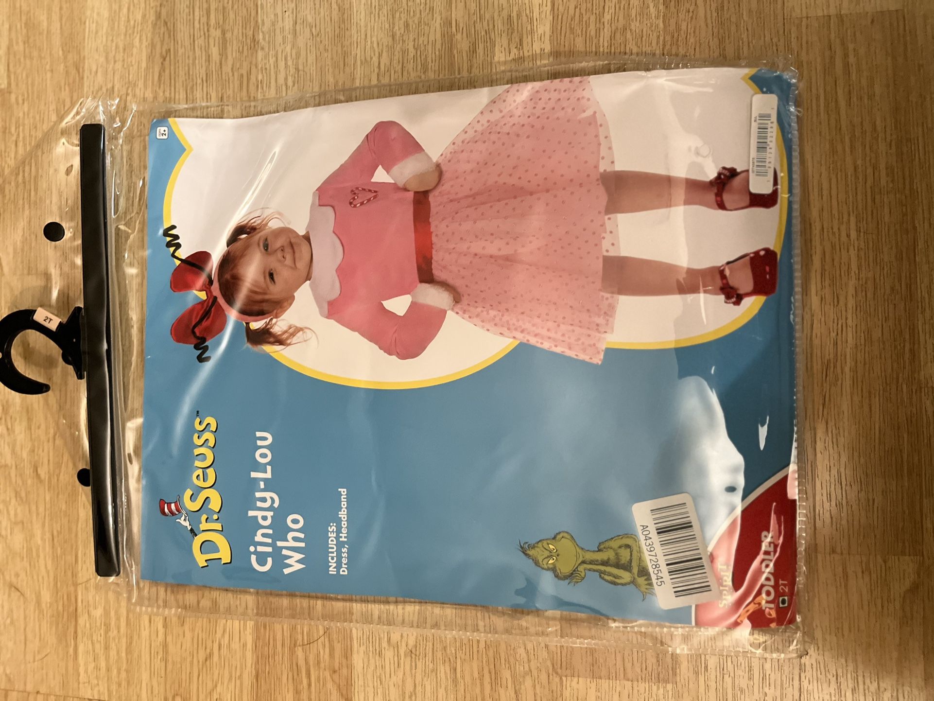 2T Cindy Lou Costume 