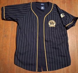 Vintage Mens Size Large Starter Georgia Tech Yellow Jackets Baseball Jersey