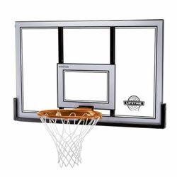 Lifetime 50 Steel-Framed Shatterproof Backboard and Rim Combo, 79910