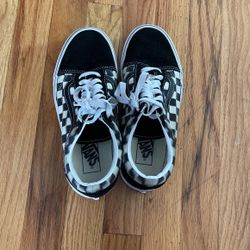 PRIMARY CHECK OLD SKOOL Black/ White Size 6.5 US Men’s 