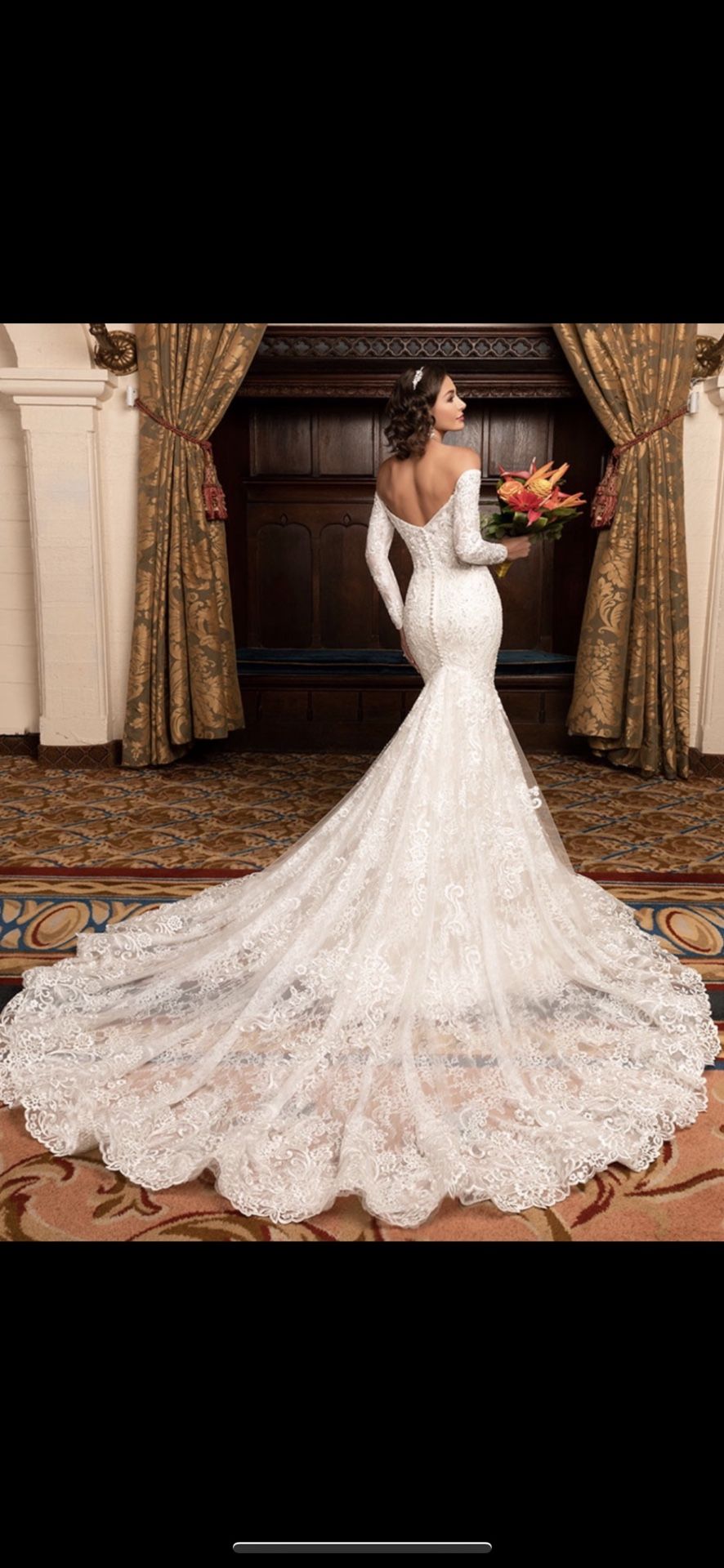 Wedding Dress And Veil