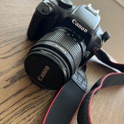 Camera Canon EOS Rebel T3 with 18-55mm lens 