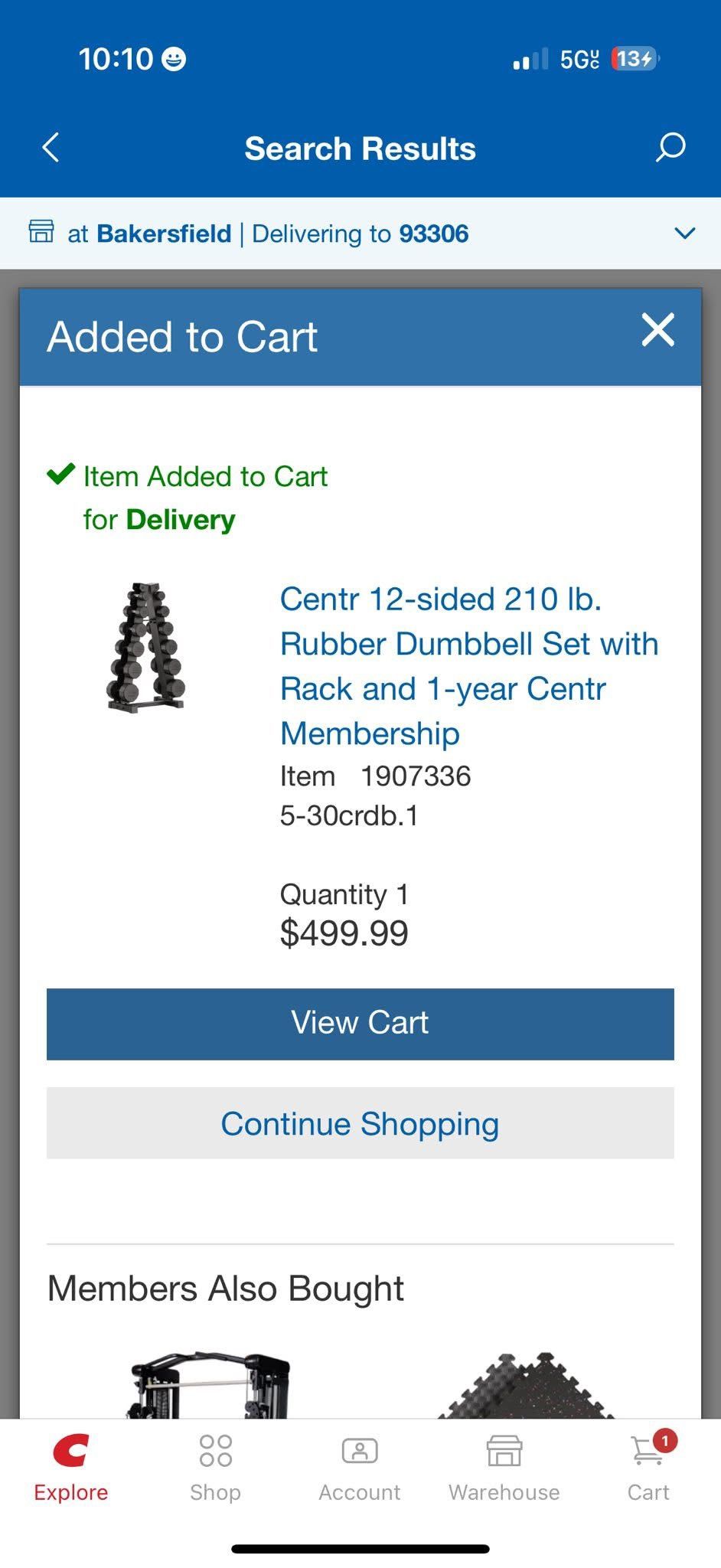 Brand New Dumbbell Set