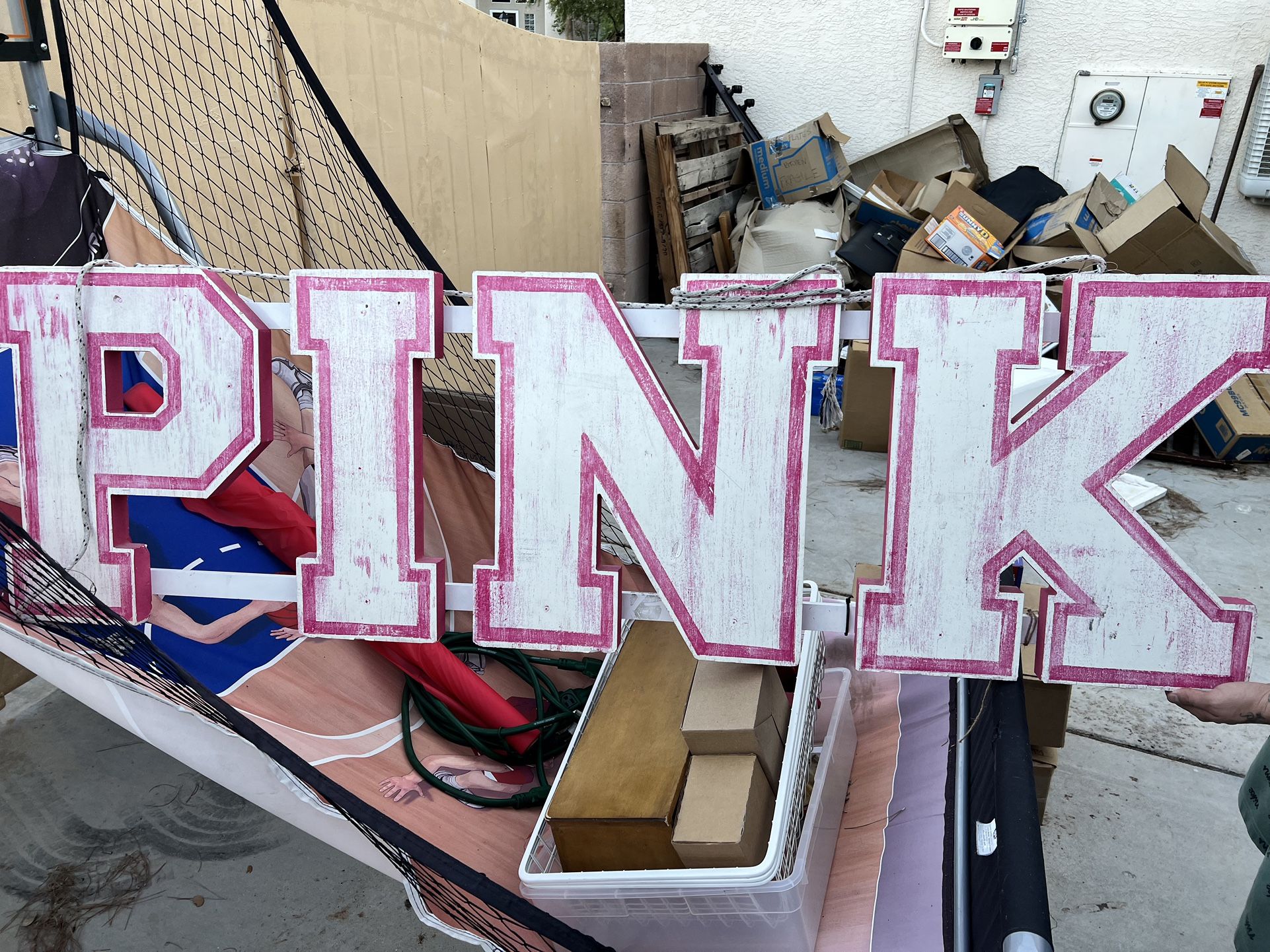 Large Hanging Foam Board Sign