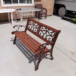 Patio Bench Metal 