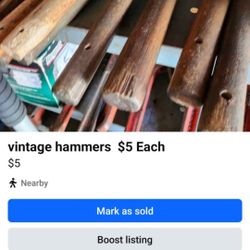 Vintage Hammers $5 Each 