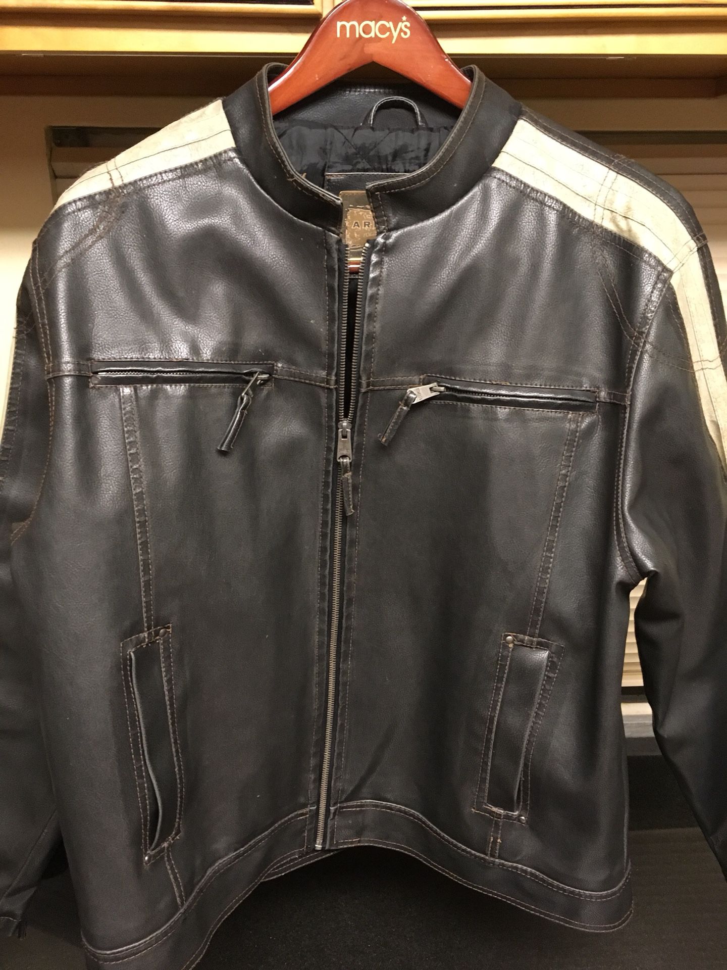 Arizona leather motorcycle jacket