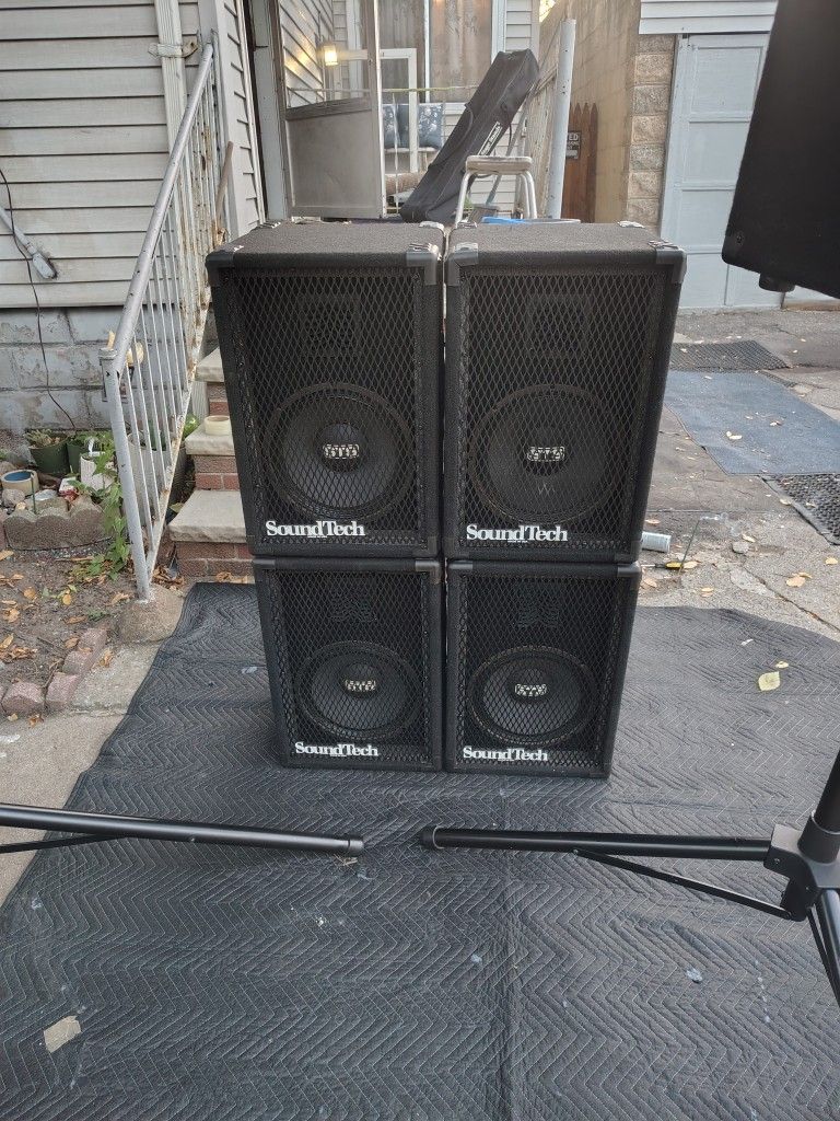 4 Speakers For Band Or Rave,Or House