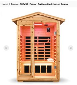 Garner-902VS 2-Person Outdoor Far Infrared Sauna
