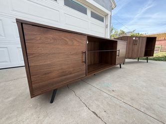 MCM style media consoles