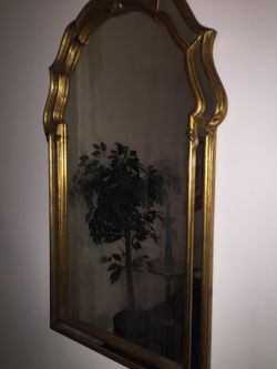 Large antique wall mirror