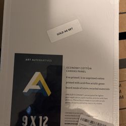 Brand New Canvas Panel (9 X 12) PACK OF 12
