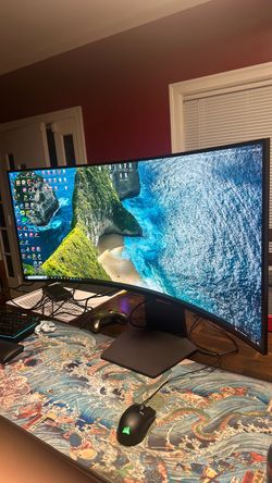 LG curved OLED gaming monitor