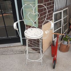Antique Ice Cream Chair