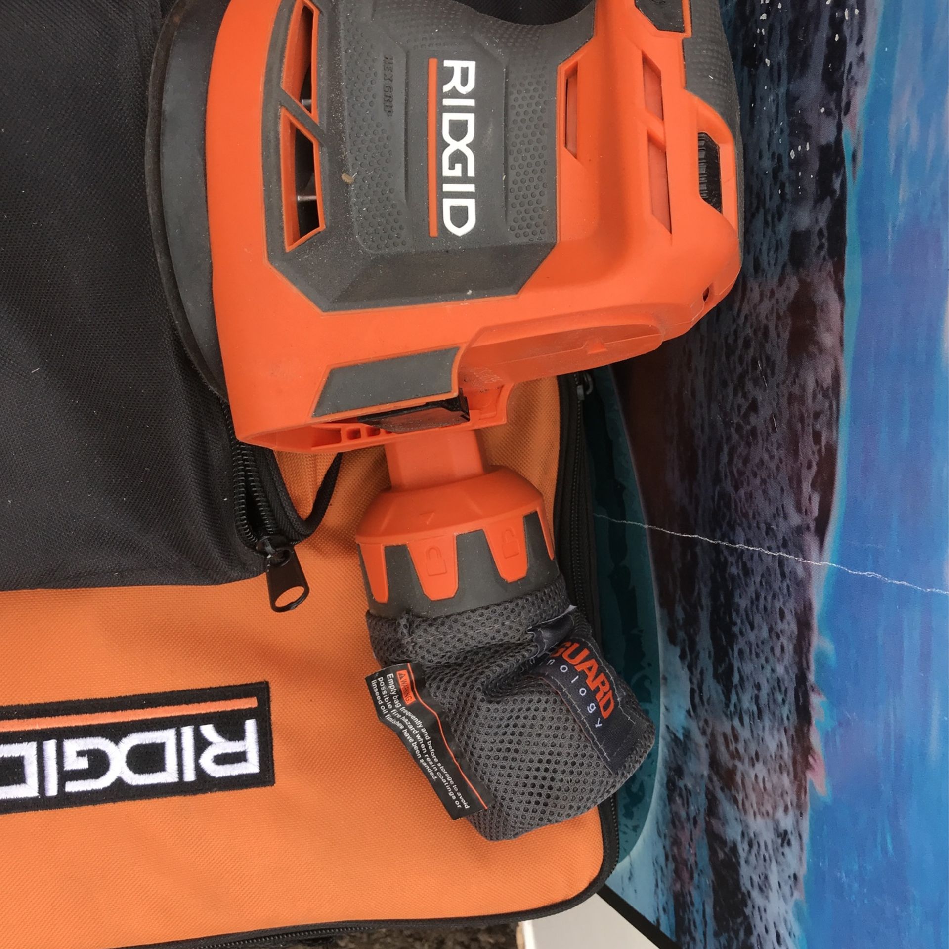 RIDGID 18-Volt Cordless 5 in. Random Orbit Sander Tool Only