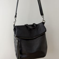 Patricia Nash Black Hobo / Backpack Medium Size