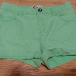 Girls Shorts Size 16 SO  Green
