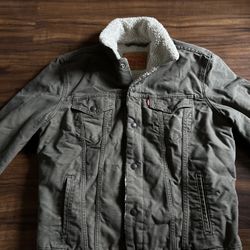 Levis Fur Jean Jacket 