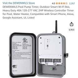 SMART WIFI BOX Dewenwils Pool Pump Timer , Outdoor smart Wifi Box 