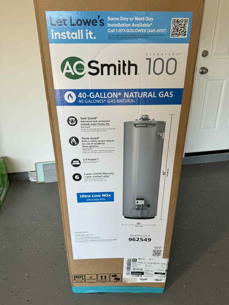 40 Gallons Water Heater 