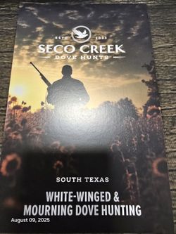 S. Texas Dove Hunting.