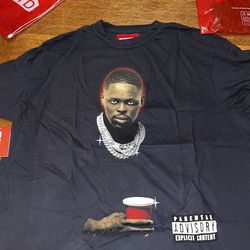 4HUNNID ISSUES COVER SS Black Cotton T-Shirt Men’s Size M