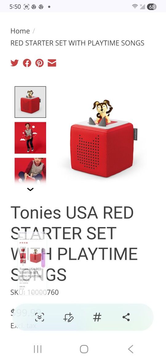 Tonie Box Paw Patrol Starter Set