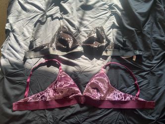 PINK Victoria's Secret Velvet Bralettes