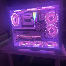 🔥 All‐White Custom Gaming PC + 144Hz Monitor + Peripherals (Clean Build)