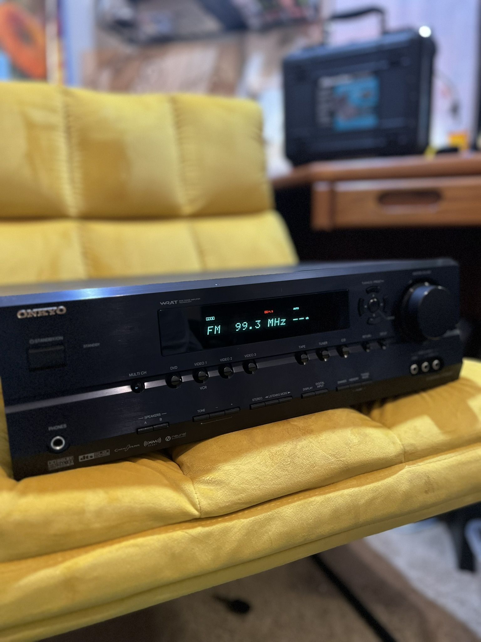 Onkyo AV Audio Receiver HT-R540 7.1 Channel Surround Sound XM Radio