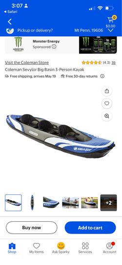 Sevylor Big Basin 3-Person Kayak