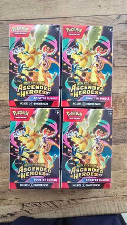 Pokemon Ascended Heroes Booster Bundle