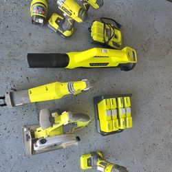 Ryobi 18V ONE+ Tool Bundle w/ Drill, Saws, Blower, & More!