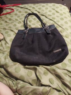 Nine West Large Black Cloth Purse 