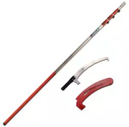 17 in. Curved Fine-Tooth Blade with 7-1/4 ft. to 23 ft. Telescoping Pole